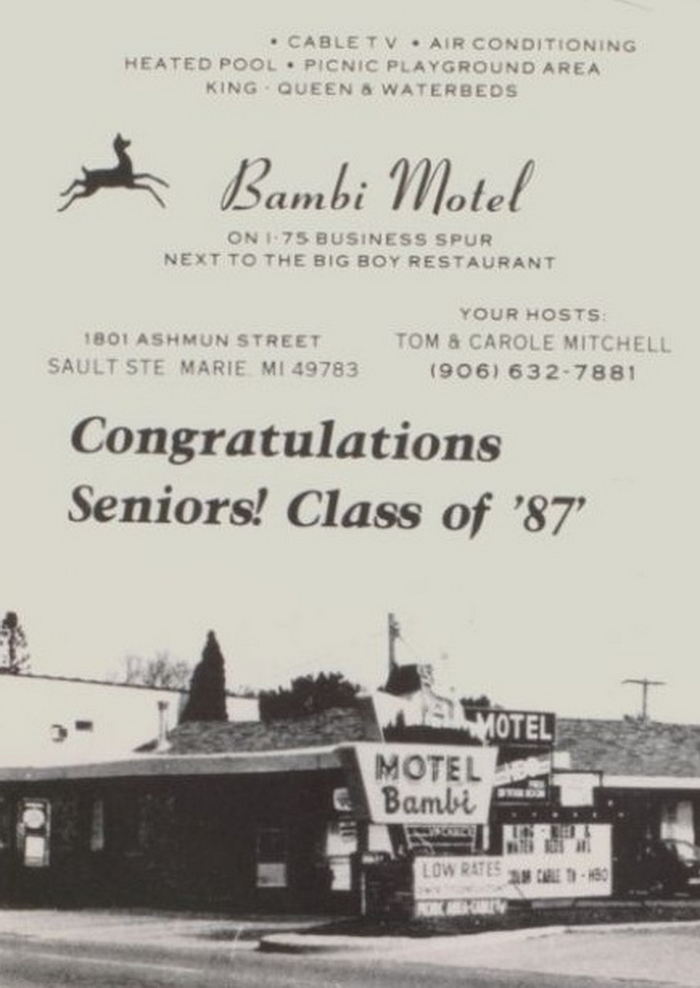Motel Bambi (Bambi Motel) - 1988 Yearbook Ad